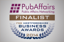 PubAffairs shortlisted for FSB Business Award